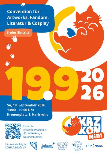 KazKon 2026 Flyer - 19. September 2026, Kronenplatz 1 Karlsruhe